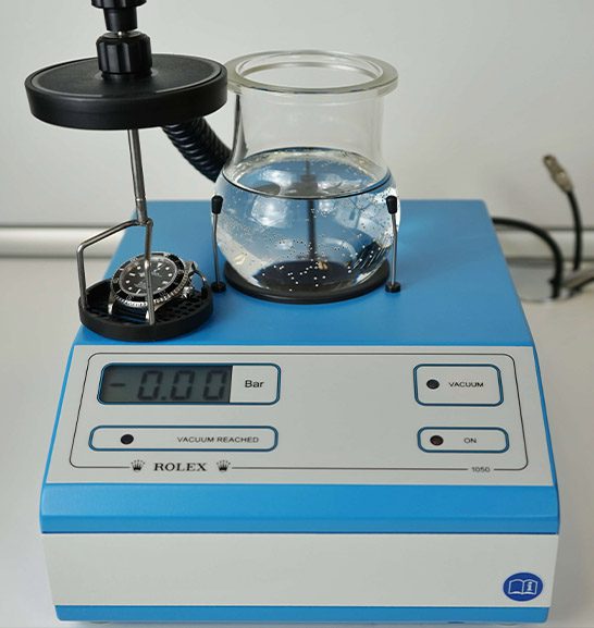 Water Resistance testing for Rolex watch
